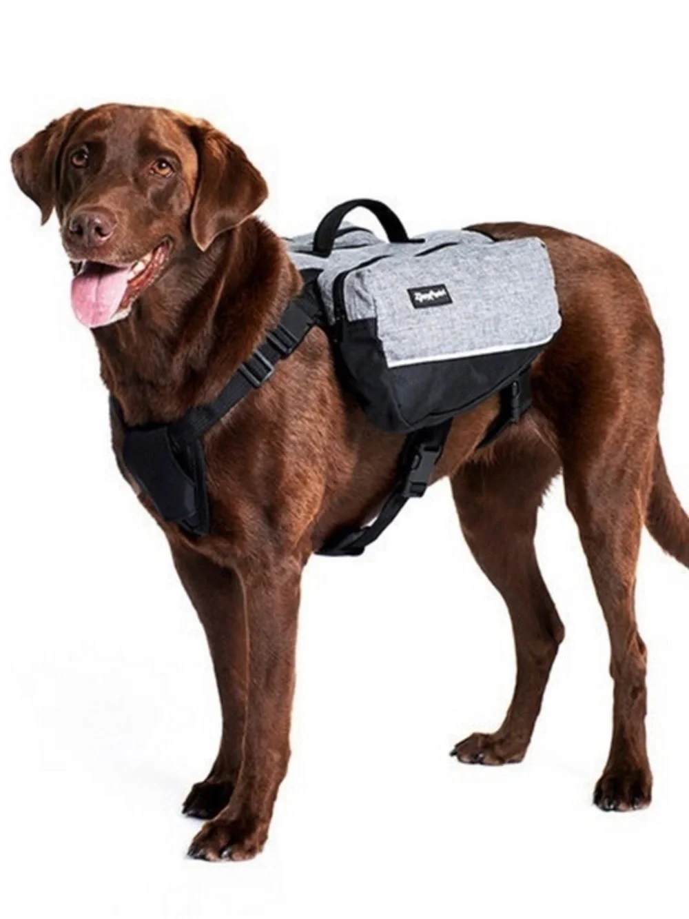 ZippyPaws Adventure Dog Backpack, Graphite X-Large